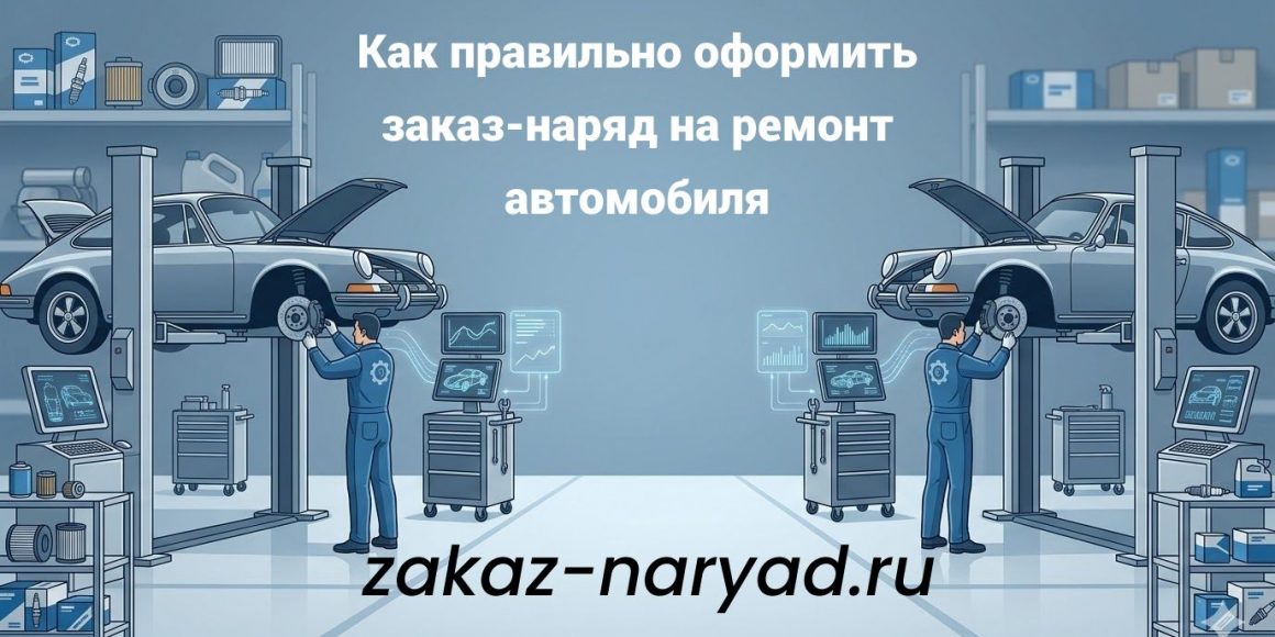 Как правильно оформить заказ-наряд на ремонт автомобиля